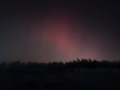 Zorza polarna nad Polską