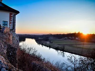 Tyniecki klasztor w marcowej odsłonie 