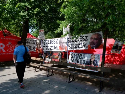 Miasteczko gniewu przed Kancelarią Premiera