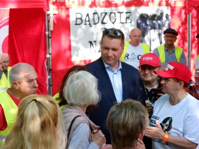 Miasteczko gniewu przed Kancelarią Premiera