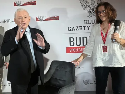 Jarosław Kaczyński na zlocie klubów Gazety Polskiej w Sulejowie