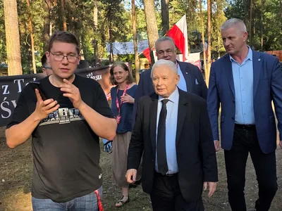 Jarosław Kaczyński na zlocie klubów Gazety Polskiej w Sulejowie
