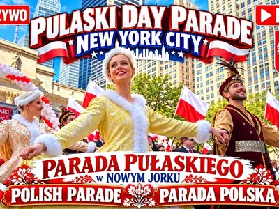 Embedded thumbnail for Parada Pułaskiego w NY na żywo