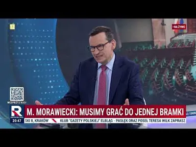 Embedded thumbnail for MORAWIECKI PRZERYWA MILCZENIE! To już otwarty konflikt?